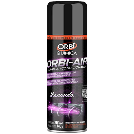 Limpa Ar Condicionado Orbi-Air Orbi Quimica Lavanda 200 Ml