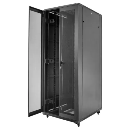Rack Fechado Para Piso 19" Evus EV-DFDP8044 44U x 800 x 1000mm Preto