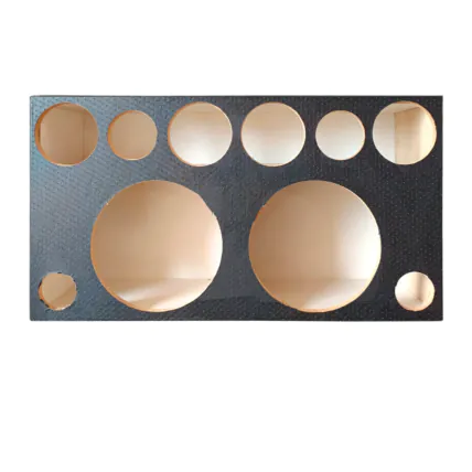 Caixa Vazia 2 Alto-falantes 12" + 4 Cornetas + 2 Tweeter Dutada