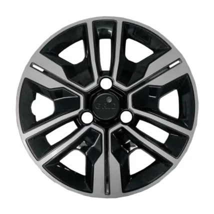 Calota Grid Aro 14 A 880 AR-PBP-U Renault Kwid Outsider 2023 Preto/Prata