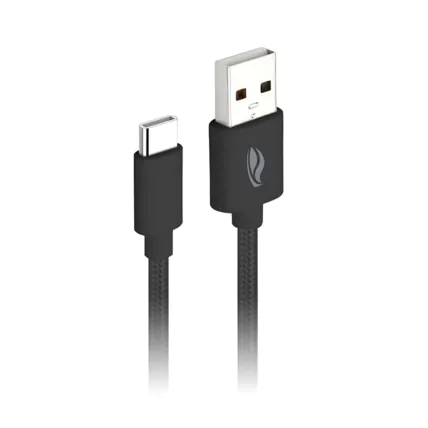 Cabo USB C3Tech CB-C21BK USB-C 2A 2m