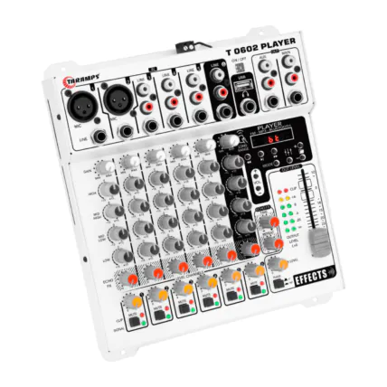 Mesa de Som Automotivo Taramps T0602 Player 6 Canais 12V